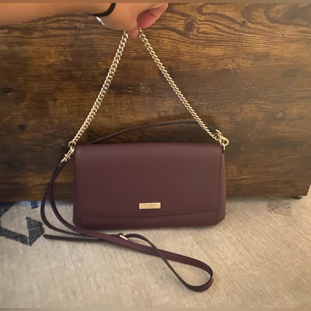 Burgundy Kate spade purse